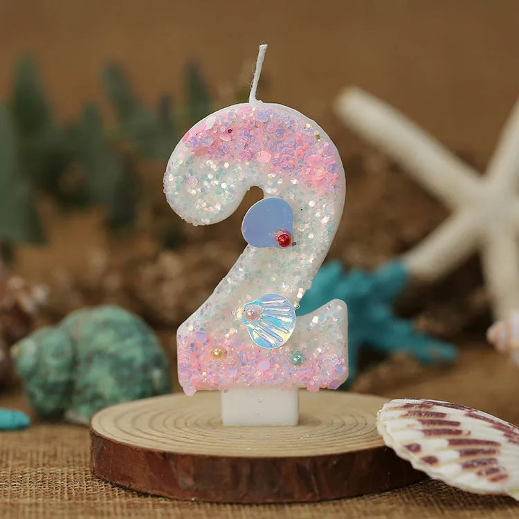 Sparklers Birthday Candle 1 Years Pink Unicorn Original Birthday Candles for Cake Blue Children's Birthday Candle