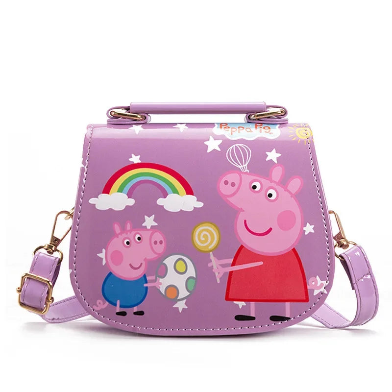 New arrival Peppa Pig page cartoon bag toy messenger bag george shoulder handbag backpack toy cute little girl new year gift