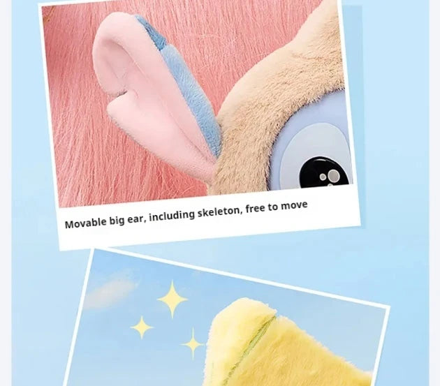 Miniso Stitch Eat Something Before Sleep Series Blind Box Plush Vinyl Toys Cute Doll Replica Mystery Box Bag Pendant Decor Gift