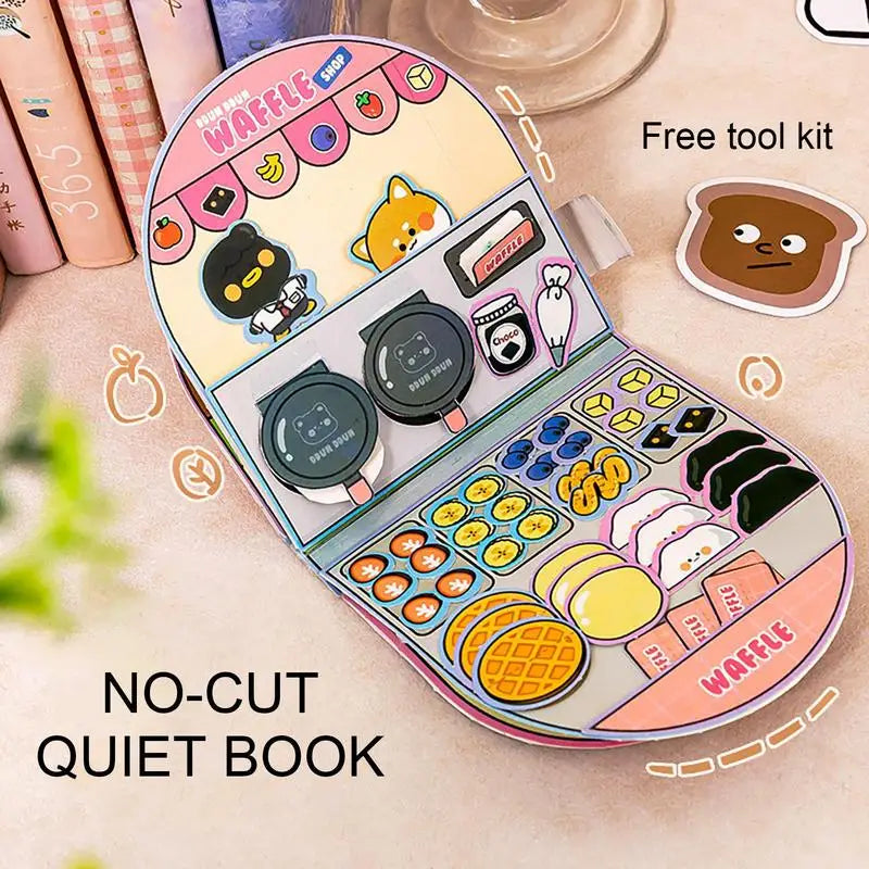Montessori Busy Book for Kids Sticker Quiet Activity Book Early Educational Toy toddlers Matching Puzzles Game Birthday Gifts