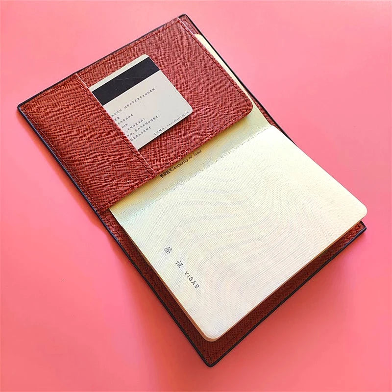 Flower and Plants Passport Cover PU Leather Travel Passport Holder for Girls Business Card Case Plane Ticket Card Holders Women