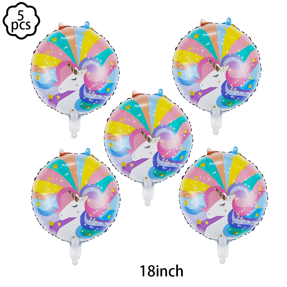 Unicorn Party Banner Garland standing Unicorn Balloon Kids girls Birthday Decoration Banner Baby Shower Unicorn party decoration