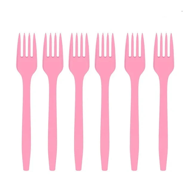 Solid Color Party Set Light Pink Tableware Paper Cup Paper Plate Tablecloth Wedding Birthday Bride Party Supplies Decorations