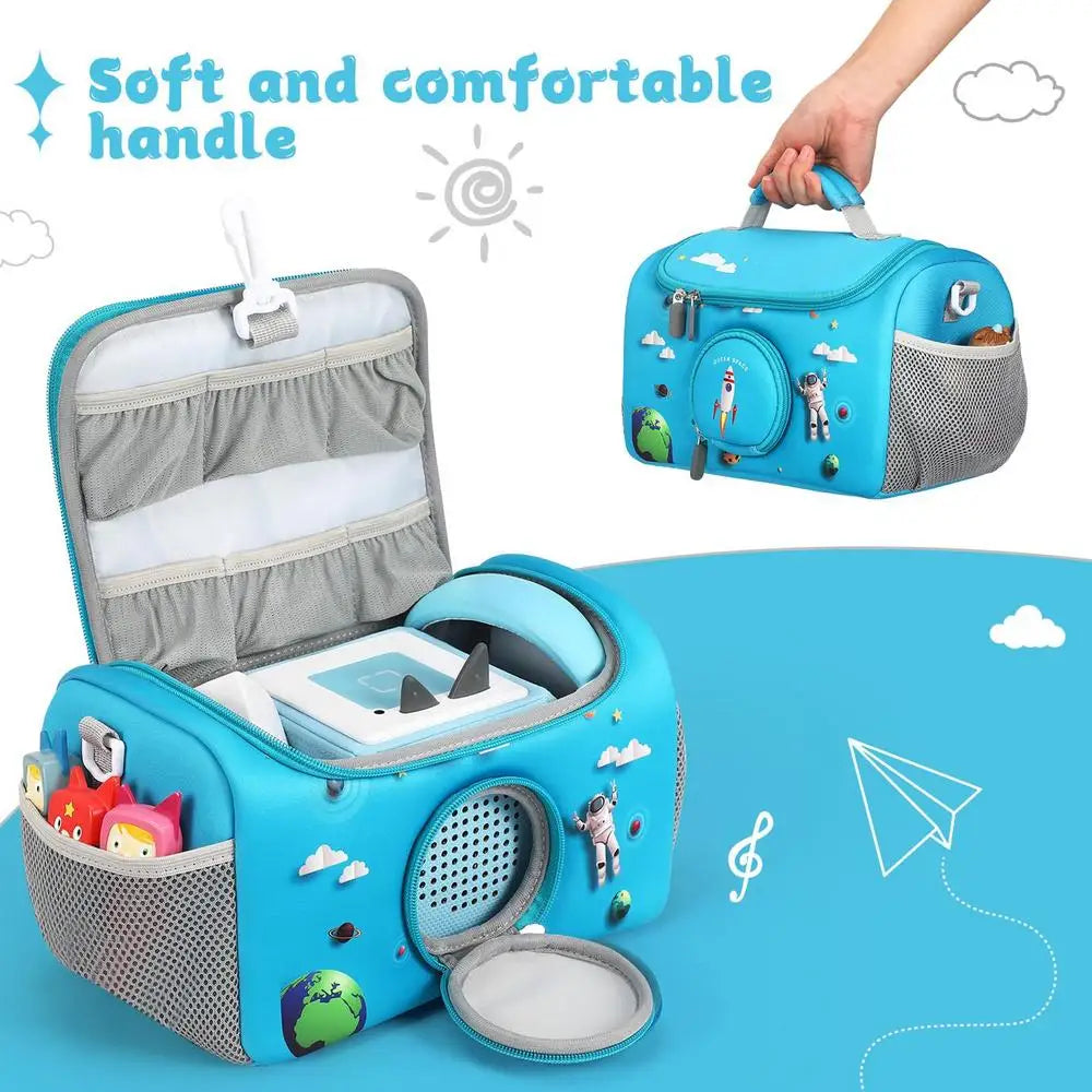 Musical Toy Storage Bag Travel Carrying Bag for Toniebox Organizer Case Storage Holder Box for Tonies Characters & Audio Player