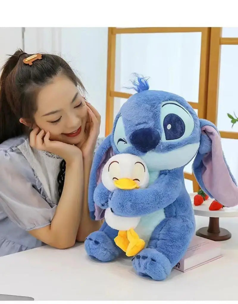 New Donald Duck Cuddle Stitch Doll Cute Stitch Doll Valentine Gift Plush Toy Room Decorated Cute Ornament Children's Gift