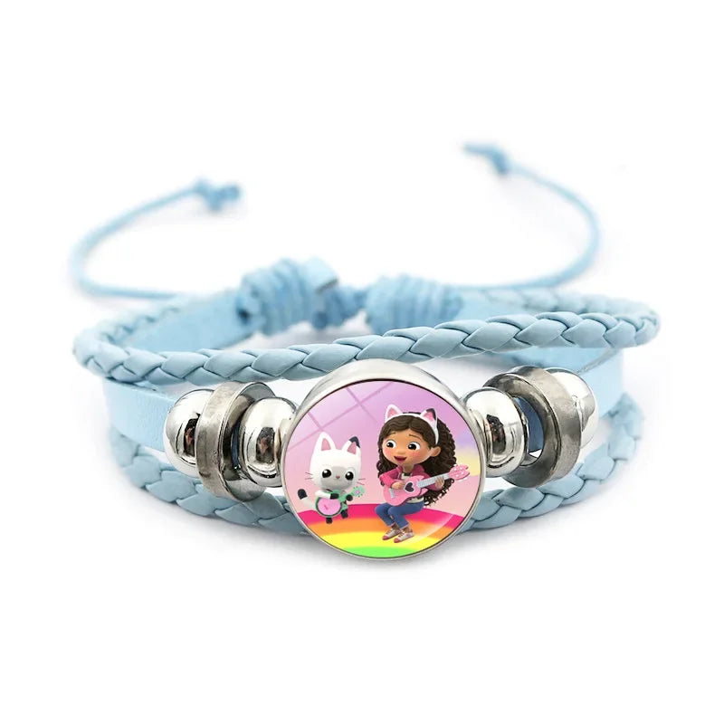 Gabby Dollhouse Bracelet Anime Cartoon Character Derivative Peripherals Bangles Cute Bracelets Baby Show Birthday Christmas Gift
