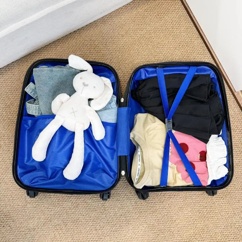 New 18-Inch Suitcase Kawaii Kuromi Kids Trolley Case Student Cartoon Luggage Girls Travel Portable Boarding Case Kids Toys Gift