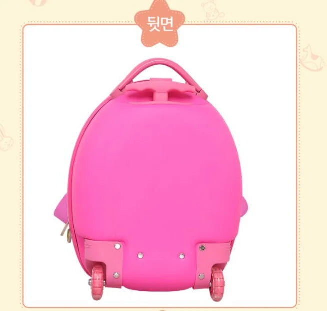 kids 16 inch rolling suitcase luggage sets with backpack trolley luggage suitcase for girls  wheels kids travel trolley suitcase