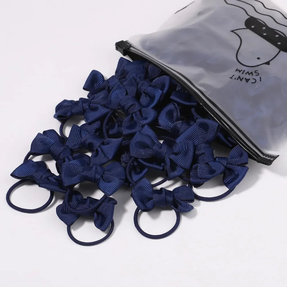 5Pcs Children Hair Ties Headdress Girls Scrunchies Elastic Hair Band Kids Hair Rope Bow Rubber Band Set Baby Accessories