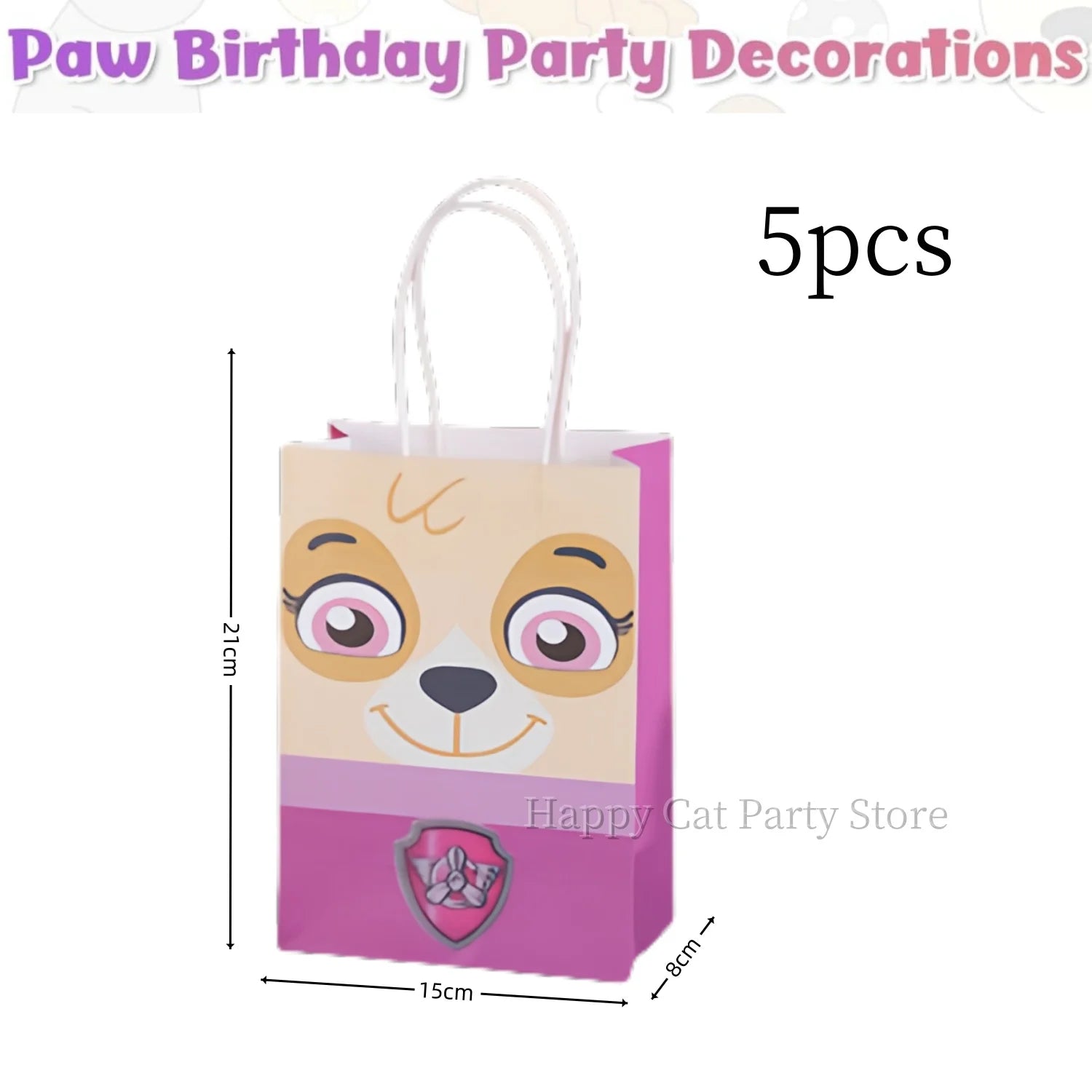 Paw Patrol Birthday Party Decor Dog Skye Disposable Tableware Tablecloth Cup Plate Baby Shower Kids Gift Girl Boy Party Supplies
