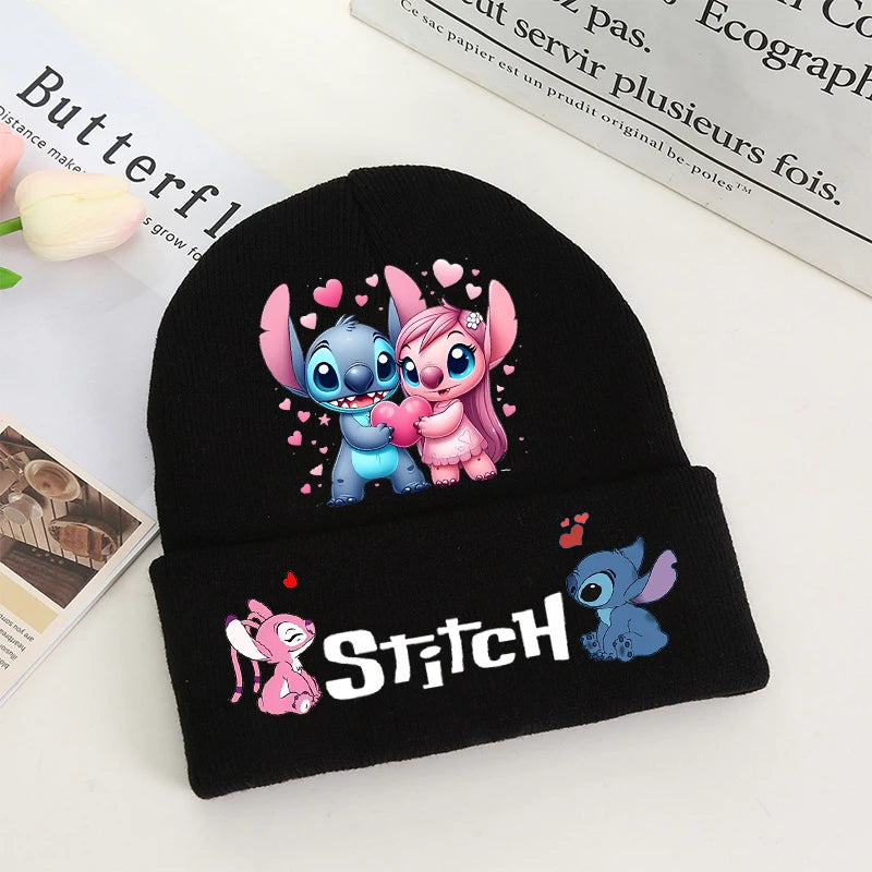 Stitch Winter Hats for Women Men Beanies Knitted Solid Cute Hat Girls Autumn Female Beanie Caps Warmer Bonnet Ladies Casual Cap