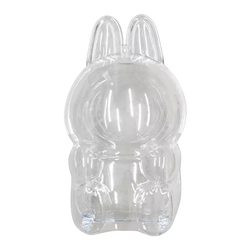PopMart Monster Labubu V1 V2 Sit Party Transparent Protective Shell Doll Protective Doll Clothes Outfit Doll Accessories