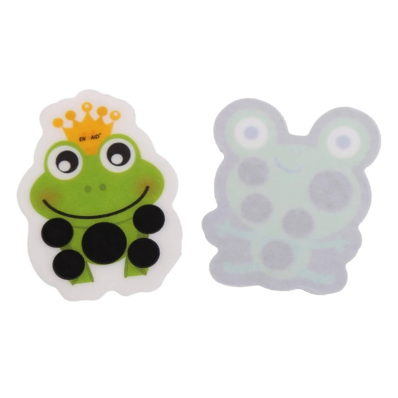 5Pcs Baby Kid Forehead Cartoon for Head  Fever Body Temperature Test Hot Sticker Decal Color-changing