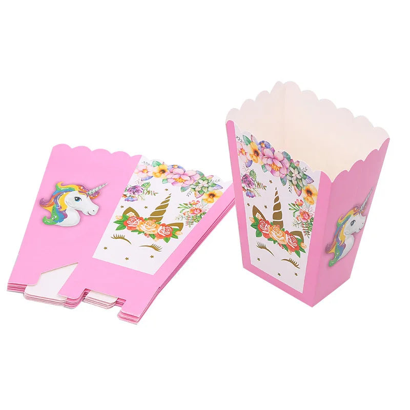 Unicorn Decoration For Birthday Girl Happy Birthday Unicorn Them Deco Kit Tableware Background Banner Balloons Supplies For Kids
