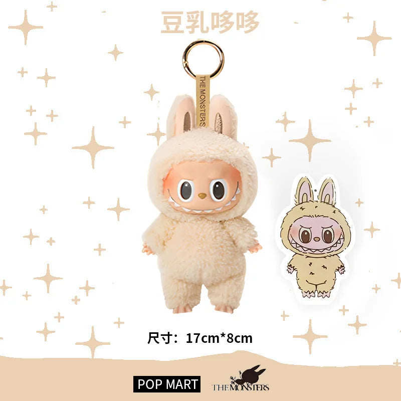 Labubu The Monsters Heartbeat Macaron Enamel Face Pvc Figurine Tabletop Ornament Kawaii Doll Kid Birthday Gift