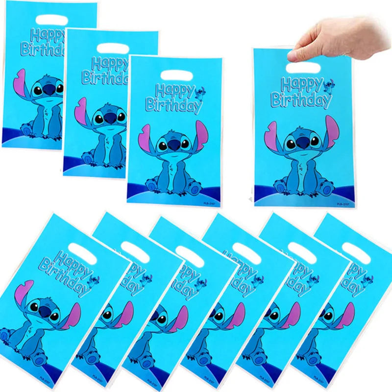 Lilo Stitch Party Supplies Paper Cup Plate Balloon Tablecloth Cake Toppers For Kid Boy Birthday Party Decoration Baby Shower