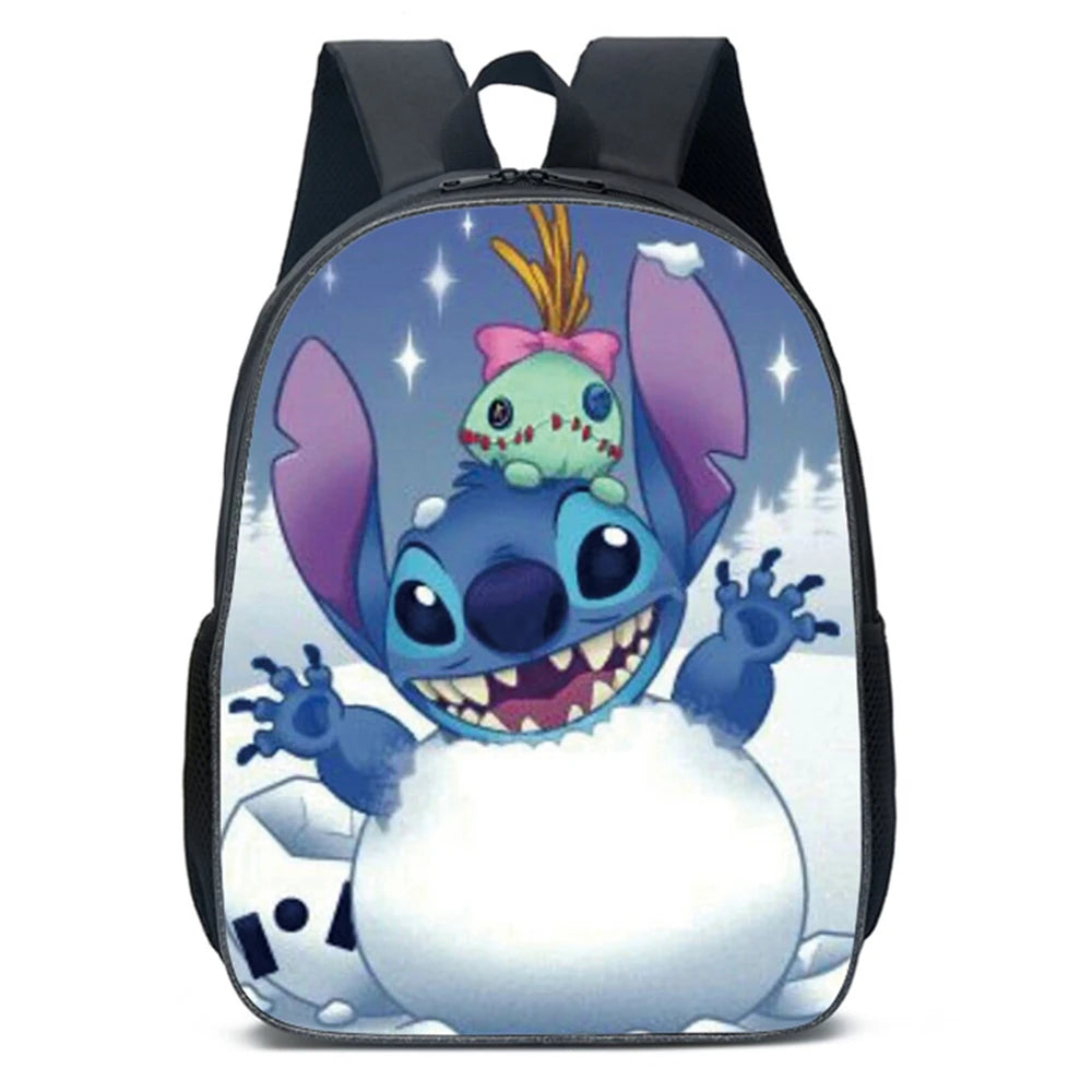 MINISO Lilo & Stitch Angel Cosplay Costume Backpack Computer School Bag Xmas Gift