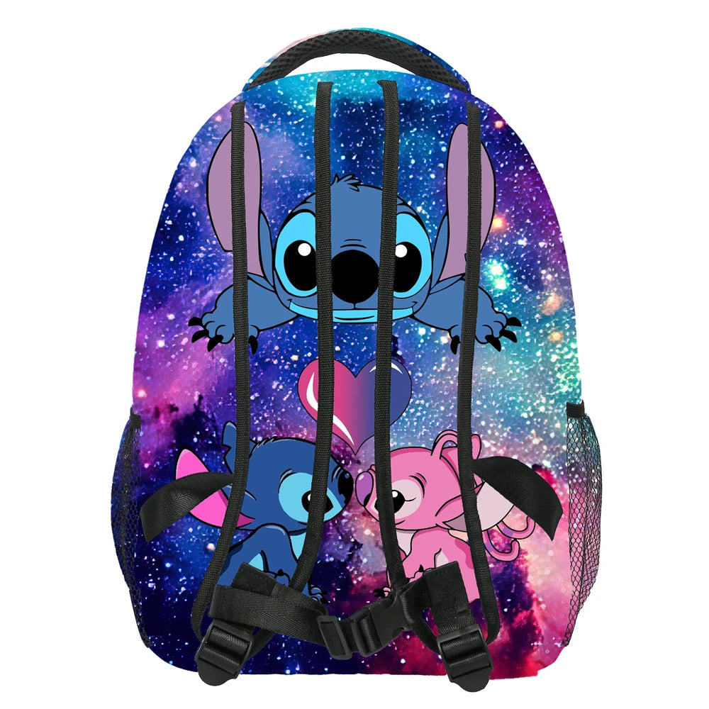 MINISO Lilo & Stitch Angel Cosplay Costume Backpack Computer School Bag Xmas Gift