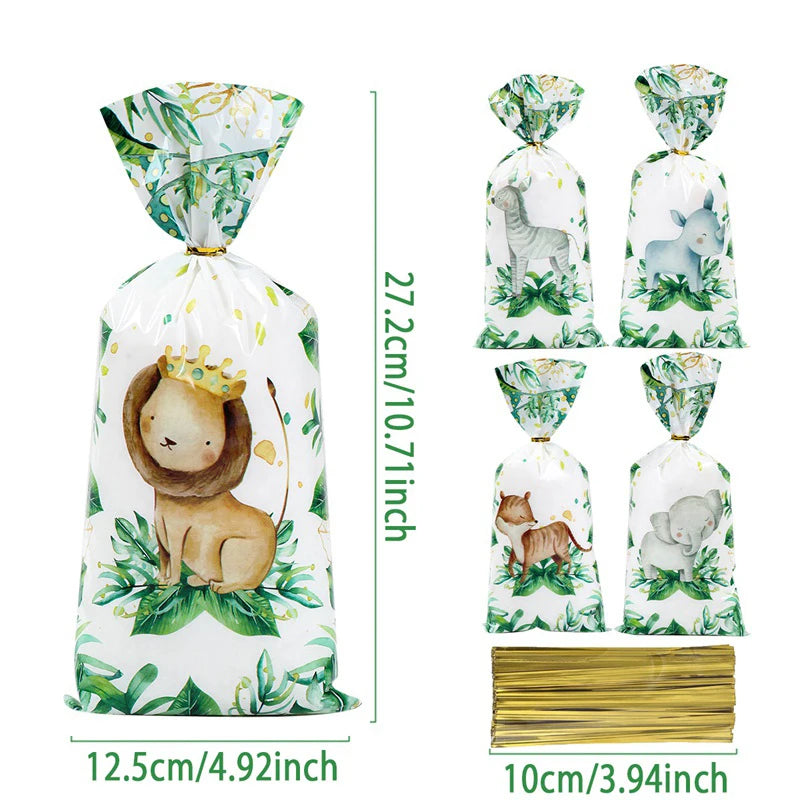25/50/100pcs Unicorn Candy Bags Gift Packing Bags Birthday Party Decor Gift Bag for Guest Girl Birthday Supplies Baby Shower