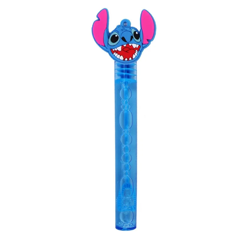 1set Lilo&Stitch Bubble Stick Cartoon Portable Mini Bubble Stick Cartoon Bubble Blowing Stick Children's Toy Birthday Party Gift