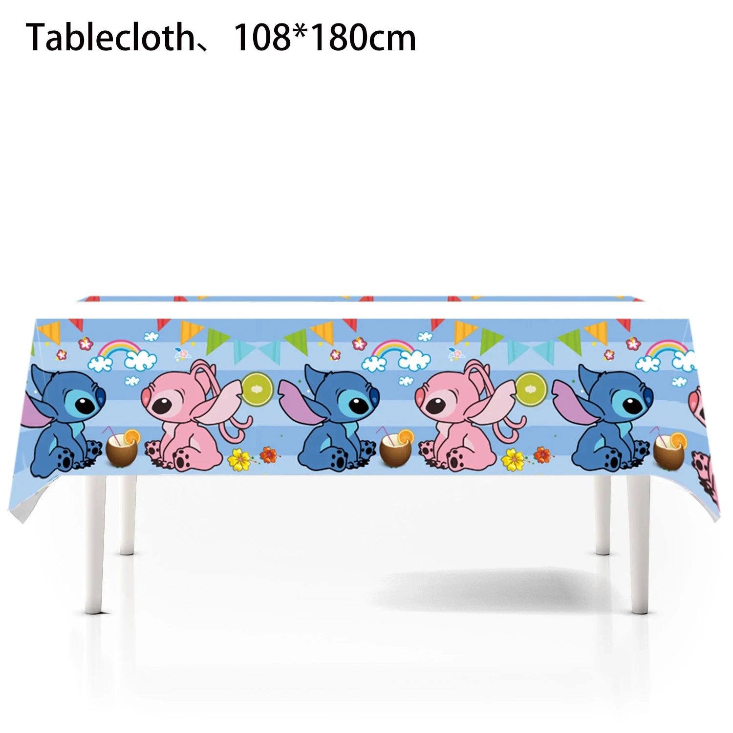 Lilo Stitch Party Tablecloth Stitch Party Decorations Stitch Happy Birthday Events Party Table Cover Kids Boys Girls Favors