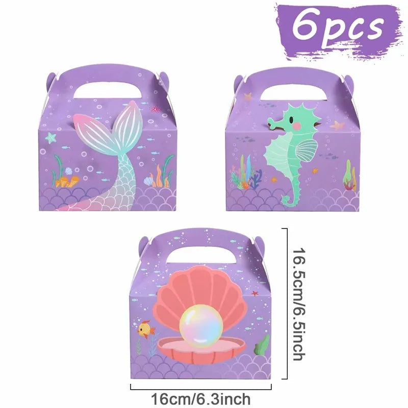 Little Mermaid Party Decor 1st One Birthday Party Kids Girl Mermaid Party Gifts Mermaid Brithday Party Supplies Baby Shower