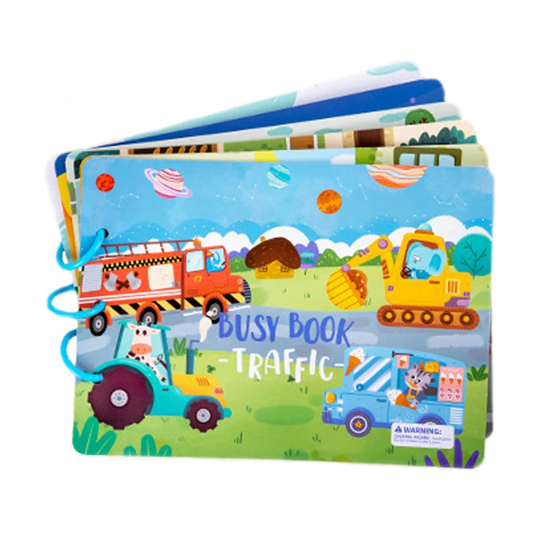Montessori Busy Book For Kids 2 3 4 Years Preschool Kids Learning Toys Toddlers Activity Book Montessori Baby Toys Book