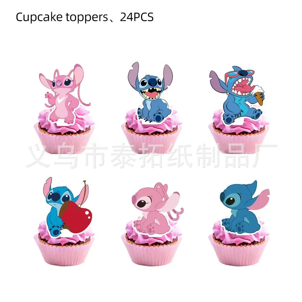 Lilo And Stitch Birthday Decorations Stitch Birthday Girl Party Decor Supplies Balloons Backdrop Banner Plates Cups Tablecloth