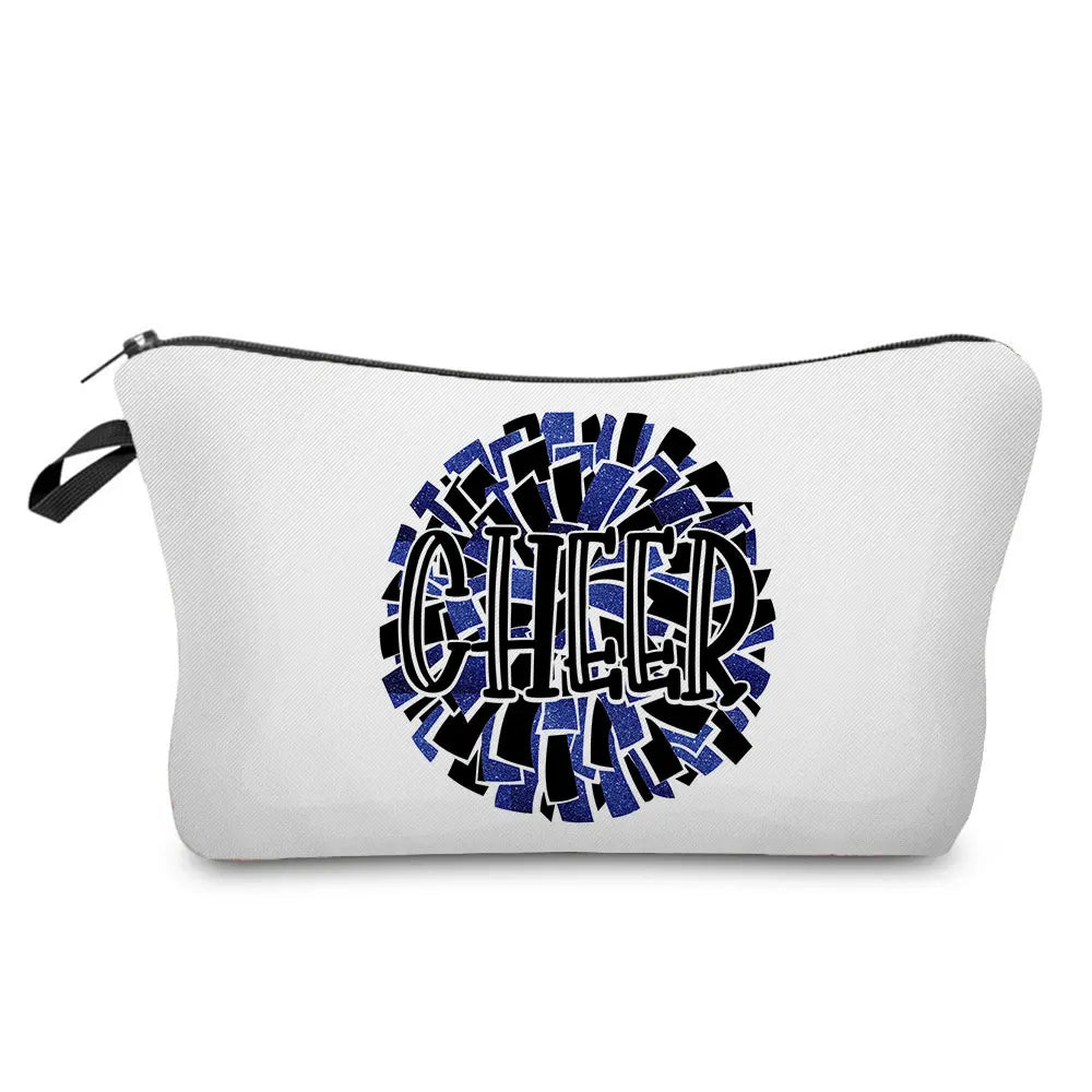 Cheerleading Girl Makeup Bag Club Gift Bag Female Portable Custom Pattern Cosmetic Bag Travel Organizer Storage Bag Toiletry Kit