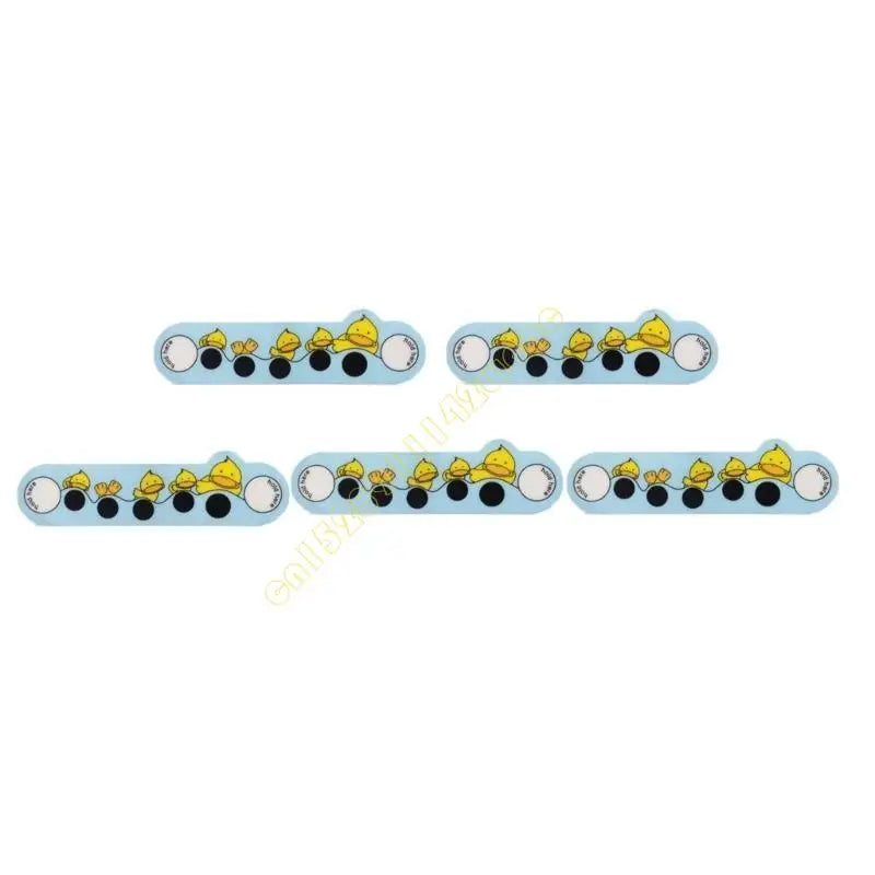 5PCS Kids Forehead Thermometer Strip Cartoon Fever Temperature Stickers for Baby DXAD