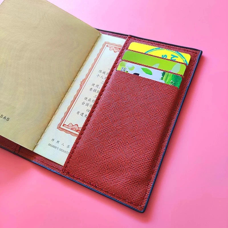 Flower and Plants Passport Cover PU Leather Travel Passport Holder for Girls Business Card Case Plane Ticket Card Holders Women