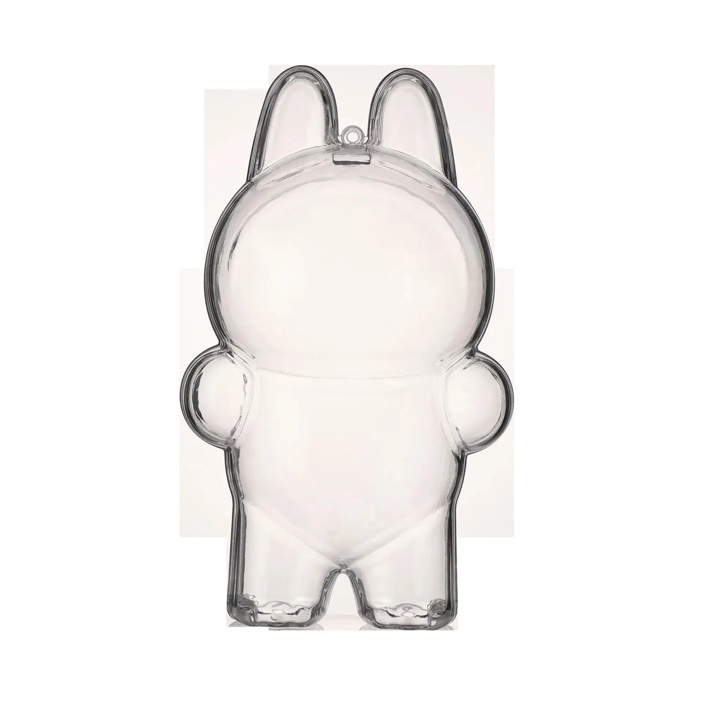 Labubu Case Sitting Party Transparent Protective Shell Dust Cover Protect Knapsack Hanging Decorations Christmas Gift Kids Toy
