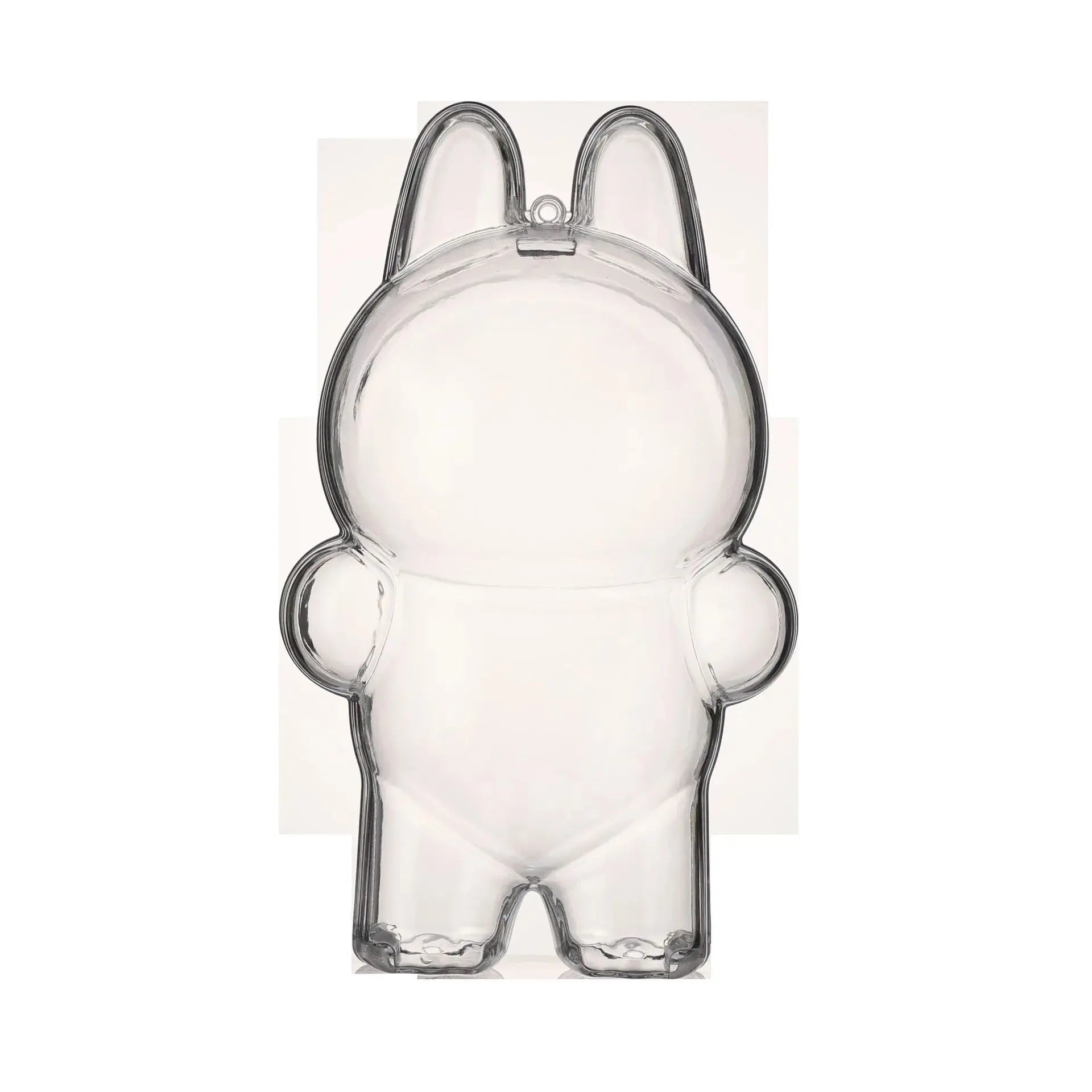 Labubu Case Sitting Party Transparent Protective Shell Dust Cover Protect Knapsack Hanging Decorations Christmas Gift Kids Toy