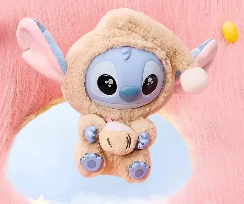 New Stitch Eat Something Before Sleep Series Plush Blind Box Vinyl Toys Cute Doll Mystery Box Bag Pendant Decor Gift