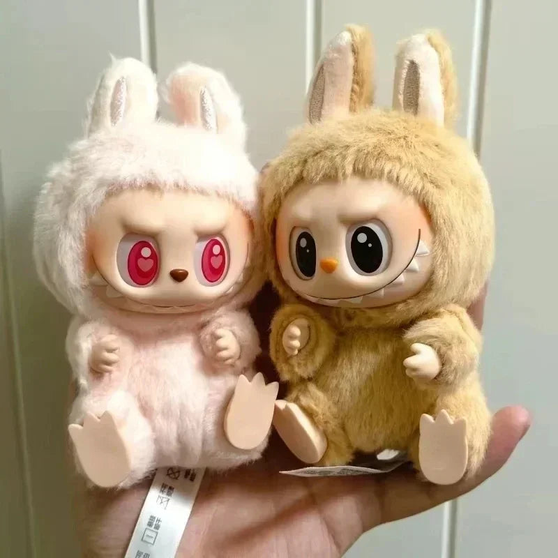 Macaron 2nd The Monsters Labubu Sitting Party Vinyl Plush Blind Box Decorative Surprise Box Doll Collection Decoration Gifts
