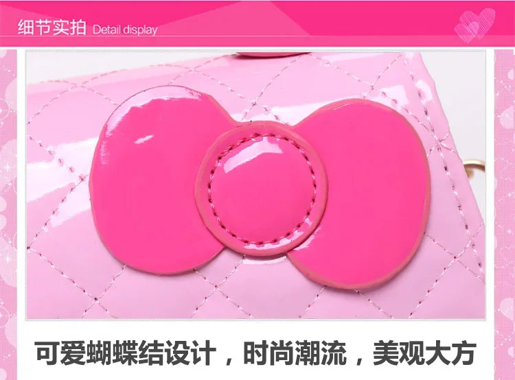 New Hello Kitty Girls Shoulder Bags Cute Cartoon Waterproof Messenger Bag Fashion Kids Anime Handbag Gifts Birthday Gifts