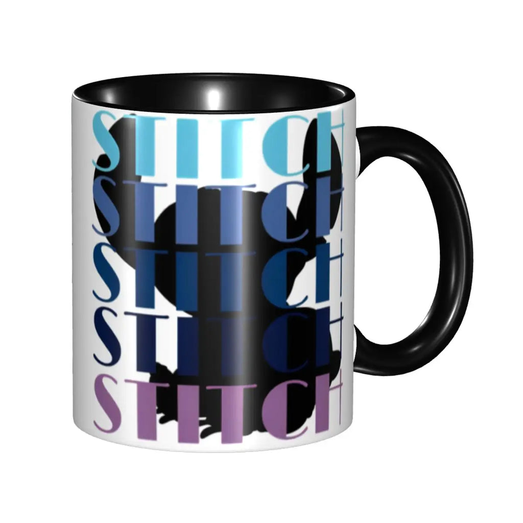 Stitch Mug Fun Coffee Cup Gift For Women Men