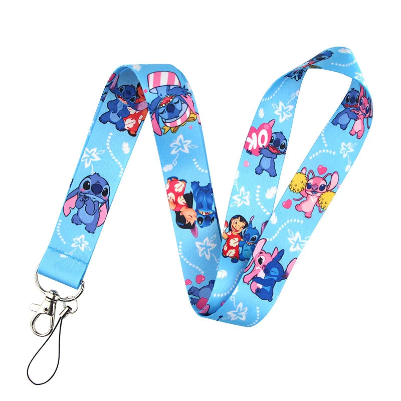 Cartoons Stitch Mickey Minnie Style Mobile Phone Lanyard Boys And Girls Cute Stitch Mobile Phone Straps
