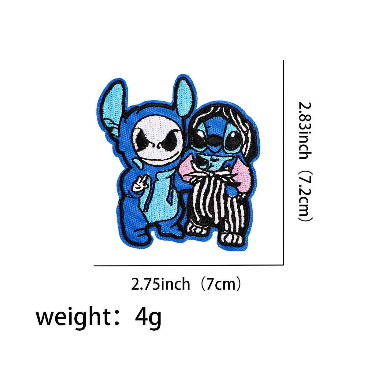 Cute Stitch Patches On Clothes Cartoon Mushu Dragon Embroidered Patches Animals Badges Iron On Patch DIY Clothing Accessories