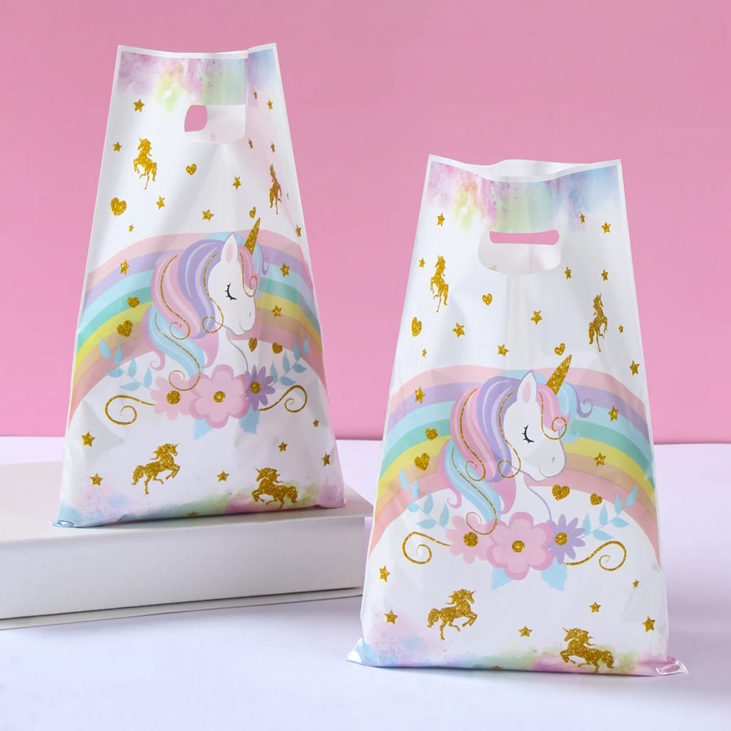 Unicorn Handbag Candy Bags Birthday Party Decoration Kids Gift Packing Bag Happy 1st Birthday Baby Shower Girl Party Supplies