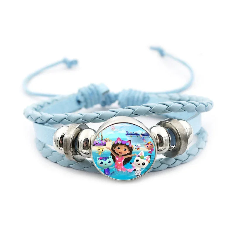 Gabby Dollhouse Bracelet Anime Cartoon Character Derivative Peripherals Bangles Cute Bracelets Baby Show Birthday Christmas Gift