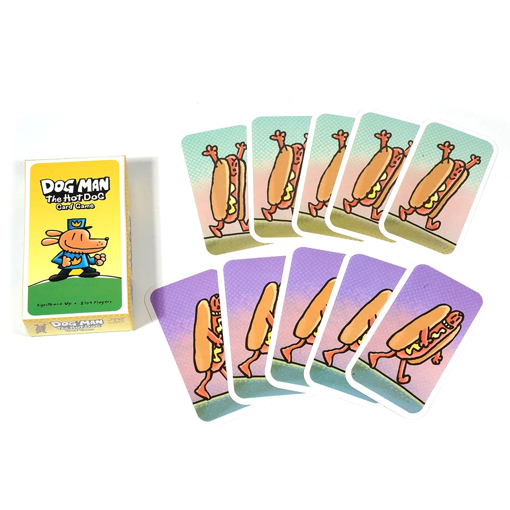 Dog Man Hot Dog Card Game The Fast and Frenzied Collection Game for Kids Featuring Art from the Dog Man