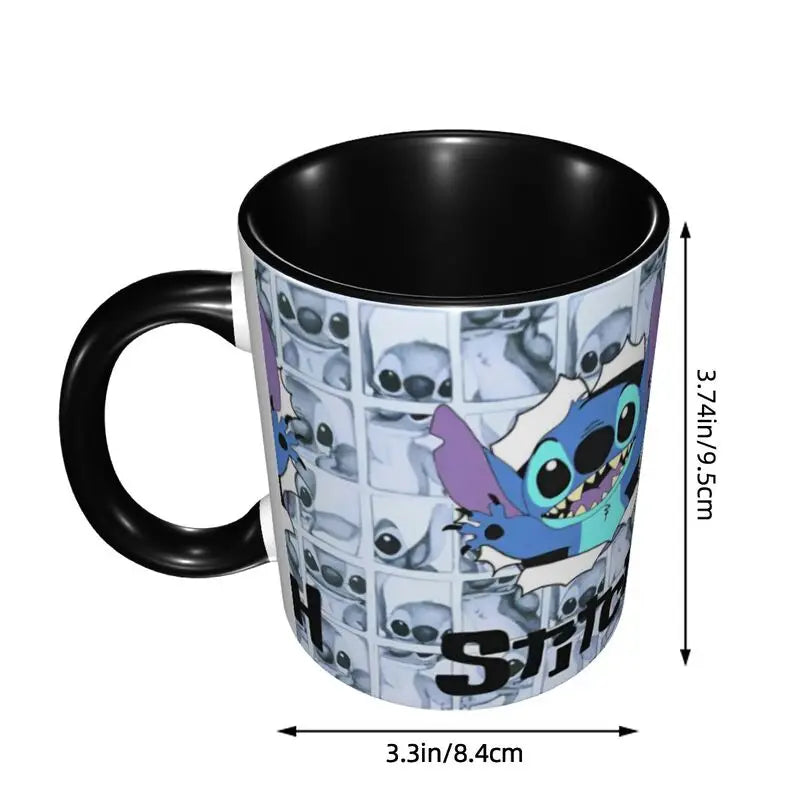 Stitch Mug Fun Coffee Cup Gift For Women Men