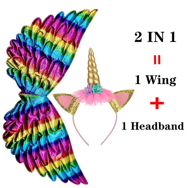 Kids Unicorn Dress for Girls Party Dresses Flower Appliques Ball Gown Little Girl Princess Costumes Summer Children Clothing