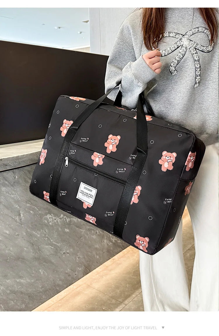 Large Capacity Travel Bag Portable Business Trip Light Portable Student Trolley Case Luggage Bag Maternity Storage Bag for Girls