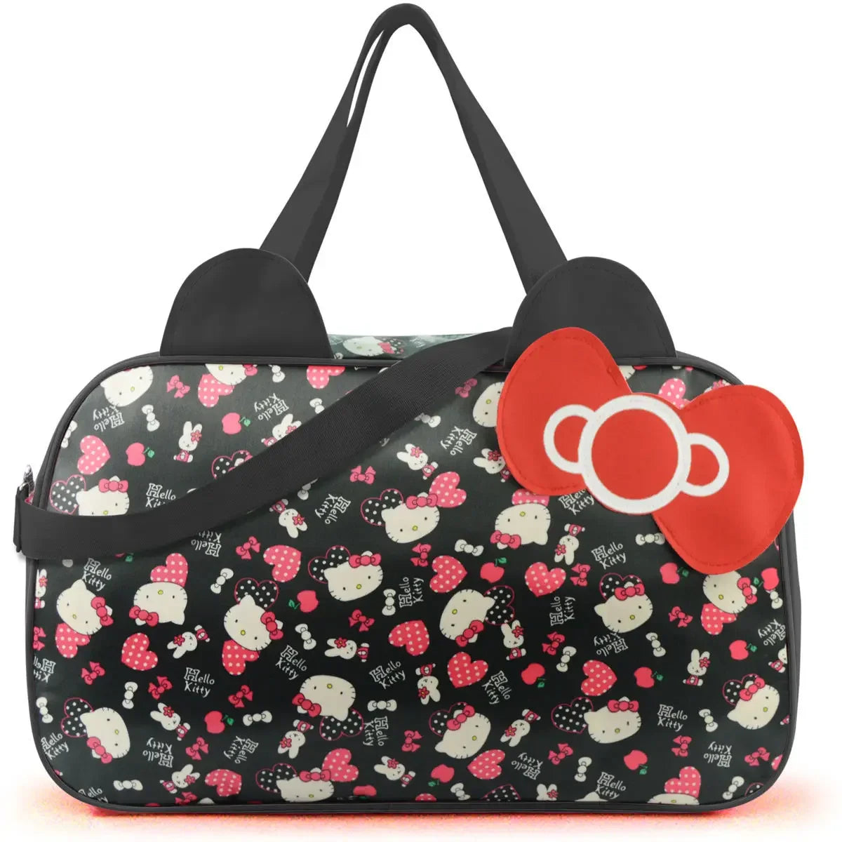 Sanrio Oxford cloth messenger bag hello kitty cartoon travel luggage storage bag girl shoulder bag gym handbag