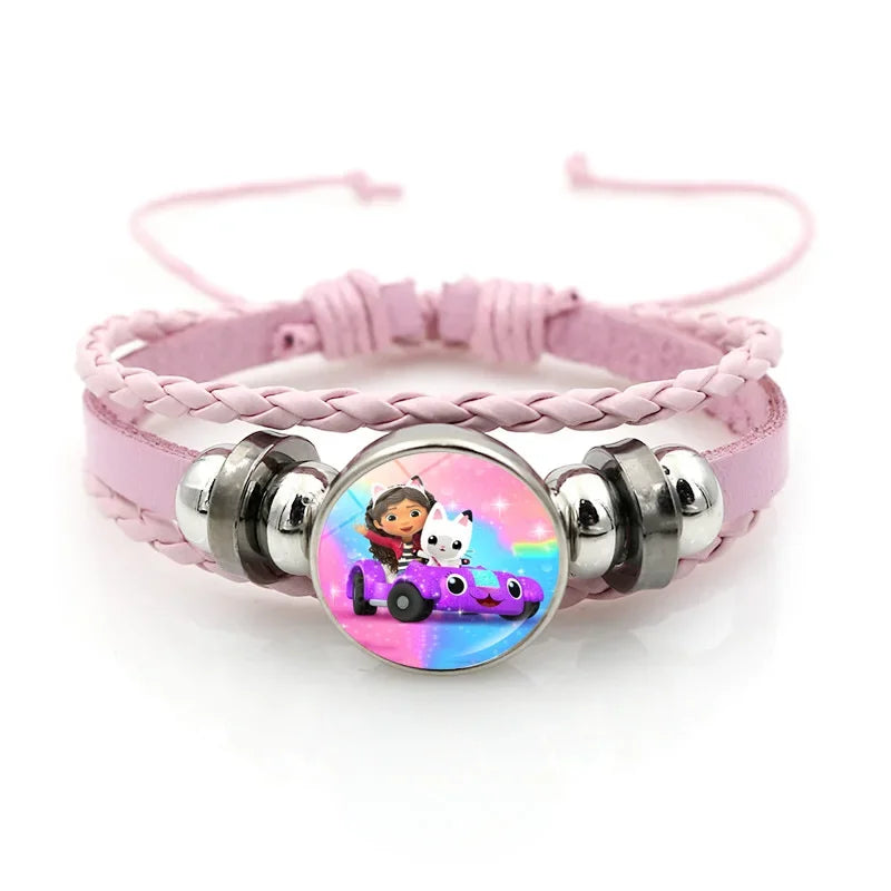 Gabby Dollhouse Bracelet Anime Cartoon Character Derivative Peripherals Bangles Cute Bracelets Baby Show Birthday Christmas Gift