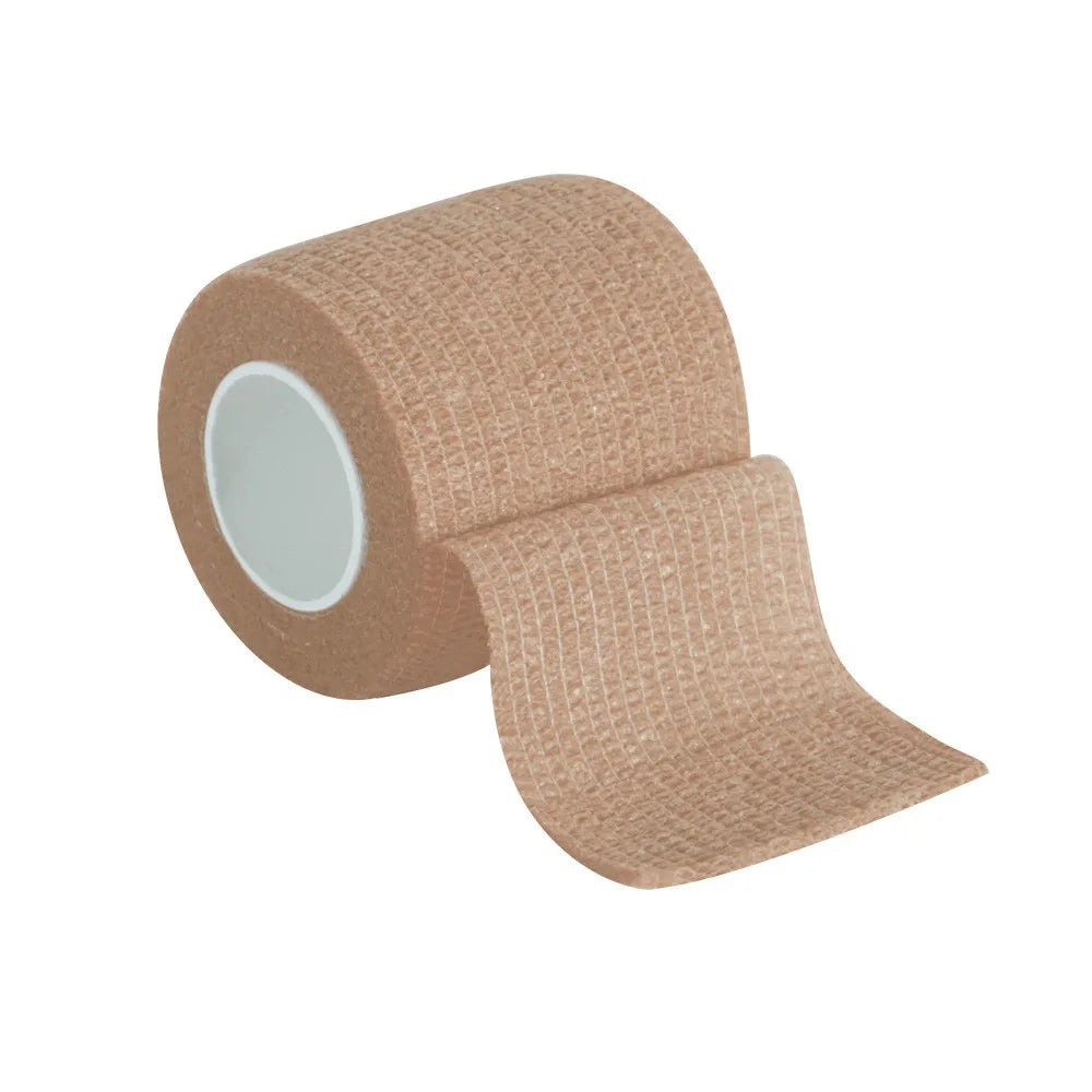 1Roll 2.5/5/10cm*4.5m Gauze Medical Bandage Self-adhesive Breathable Elastic Bandages for Sports Fixing Finger Wrist Leg Tapes