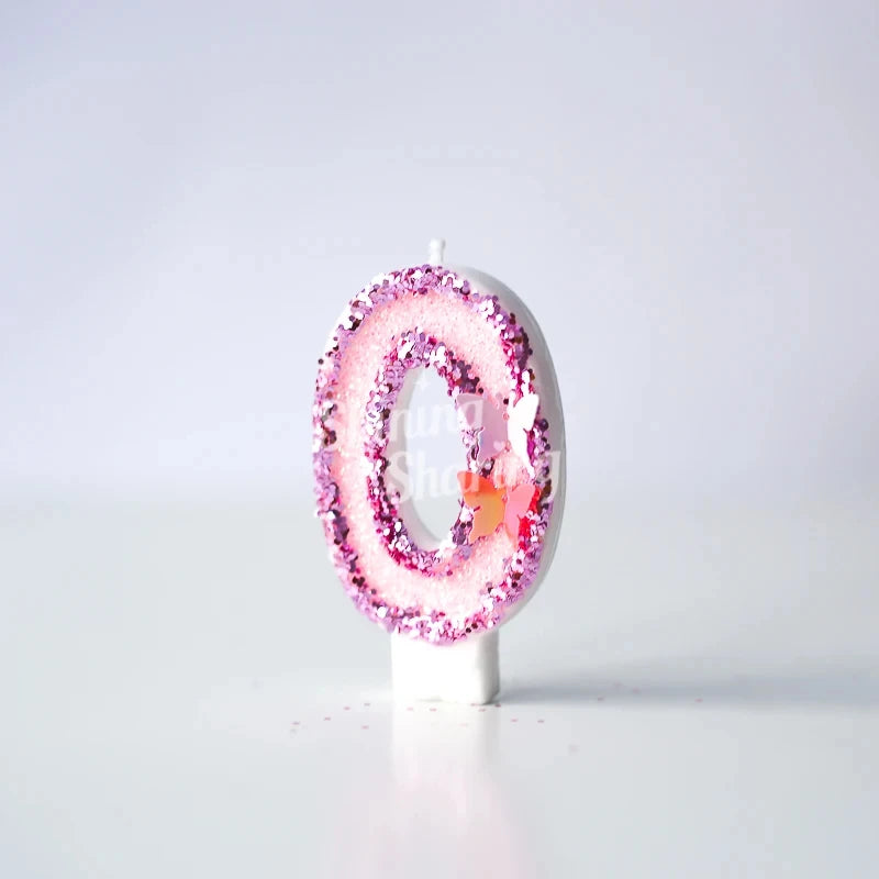 Sparklers Birthday Candle 1 Years Pink Unicorn Original Birthday Candles for Cake Blue Children's Birthday Candle
