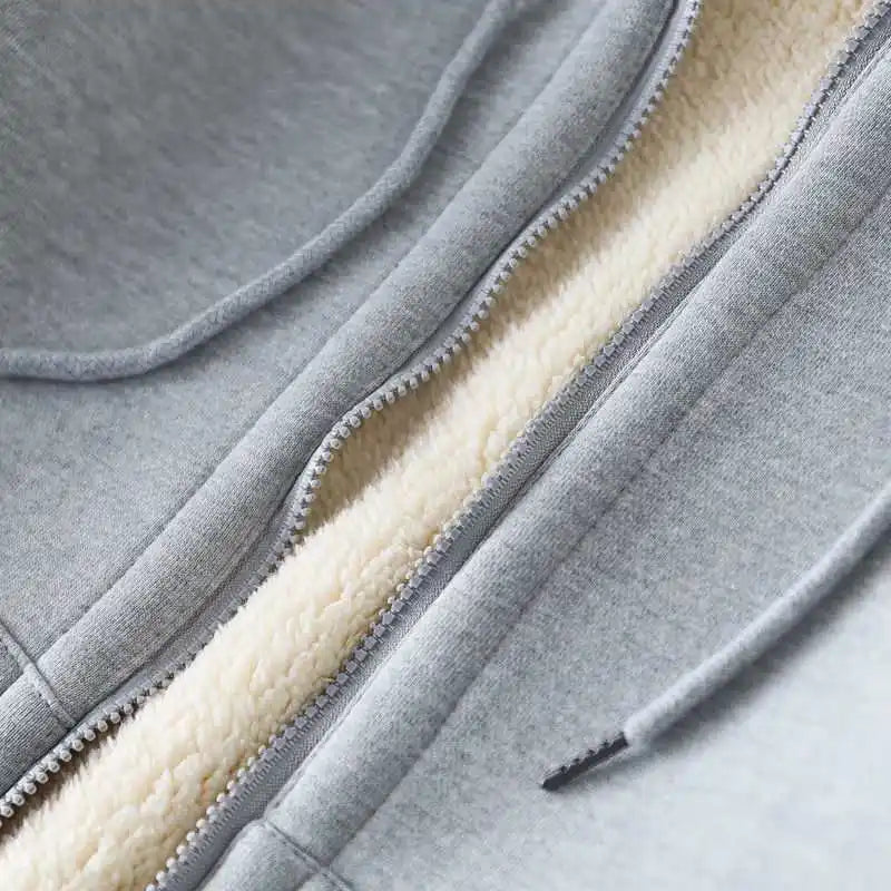 Stitch Zipper Hoodie Sweatshirt Girl Winter Keep Warm Jacket Women Oversized Thick Kawaii Streetwear Casual Hoody Coat Tops Gift